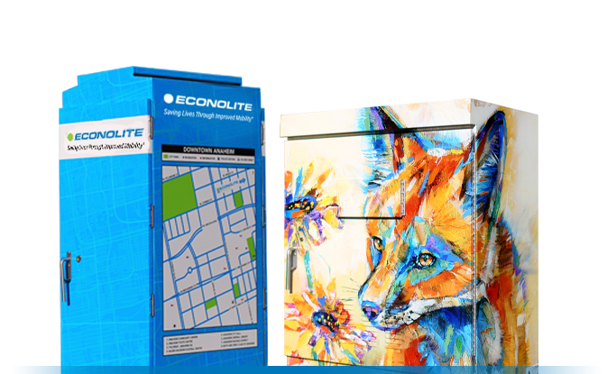 Econolite's Cabinet Beautification capabilities 